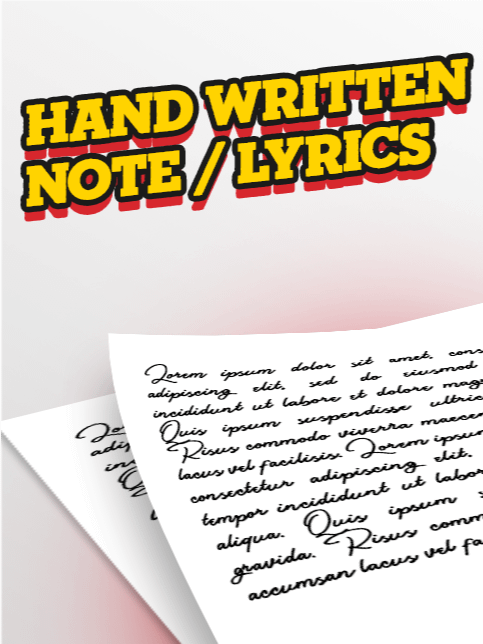 Hand Written Note & Lyrics/Translations (LIMITED!) product image (1)