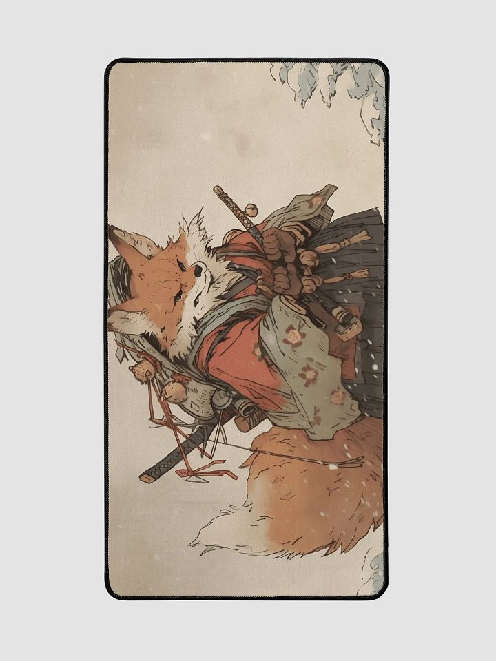 Vintage Japanese Samurai Fox Art product image (2)