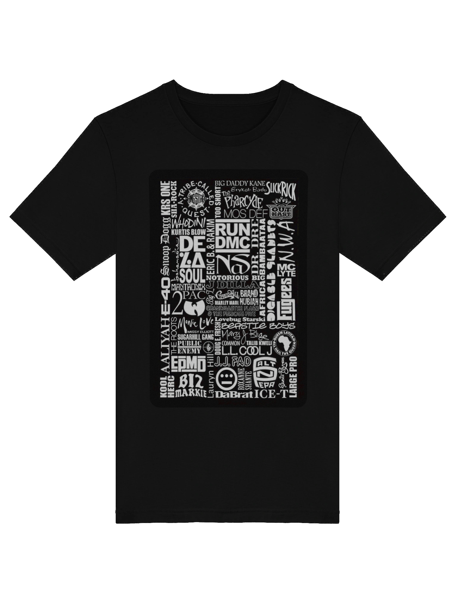 Hip-Hop Legends Collage T-Shirt product image (10)