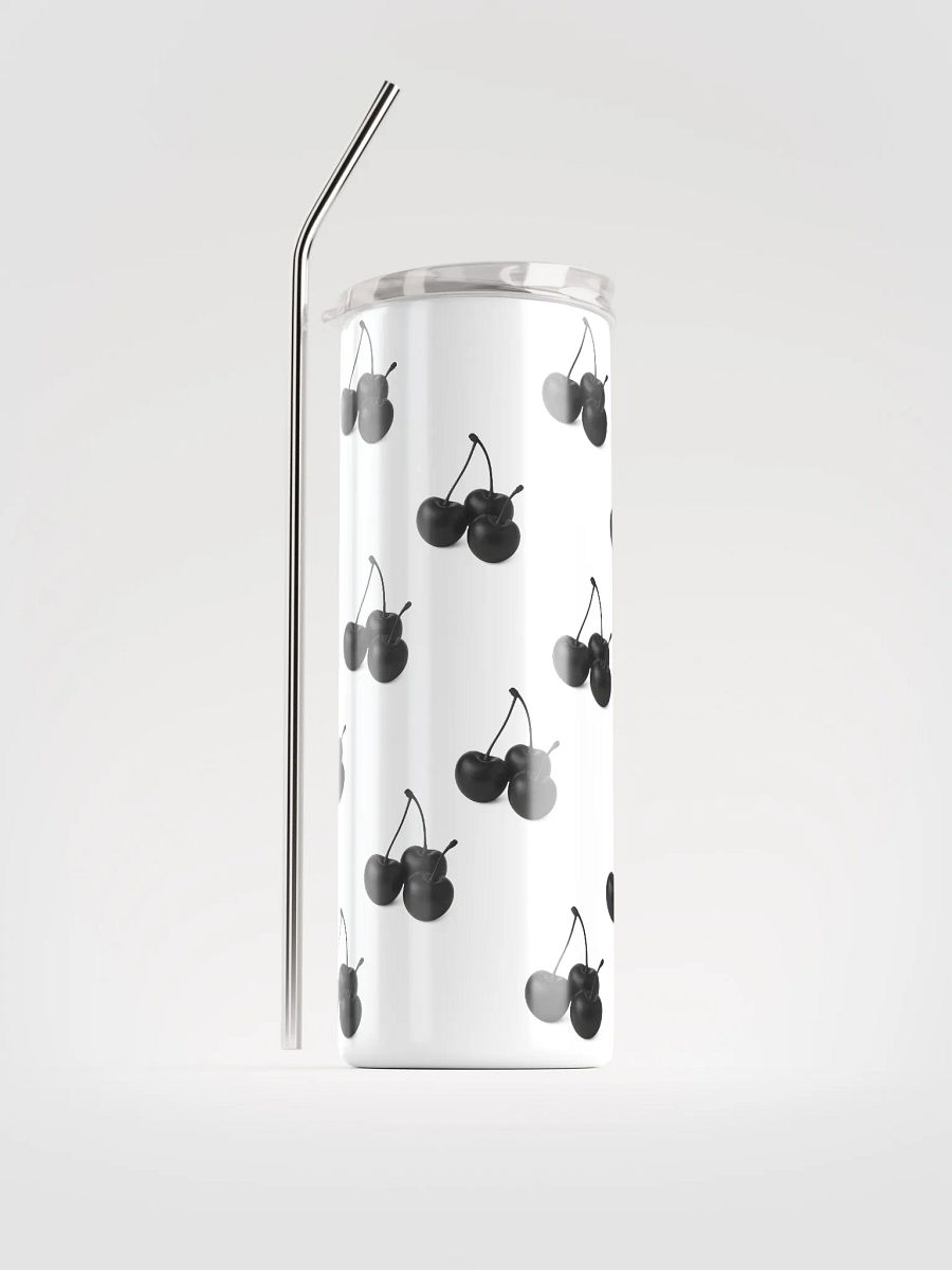 Black Cherries Large Stainless Steel Tumbler product image (2)