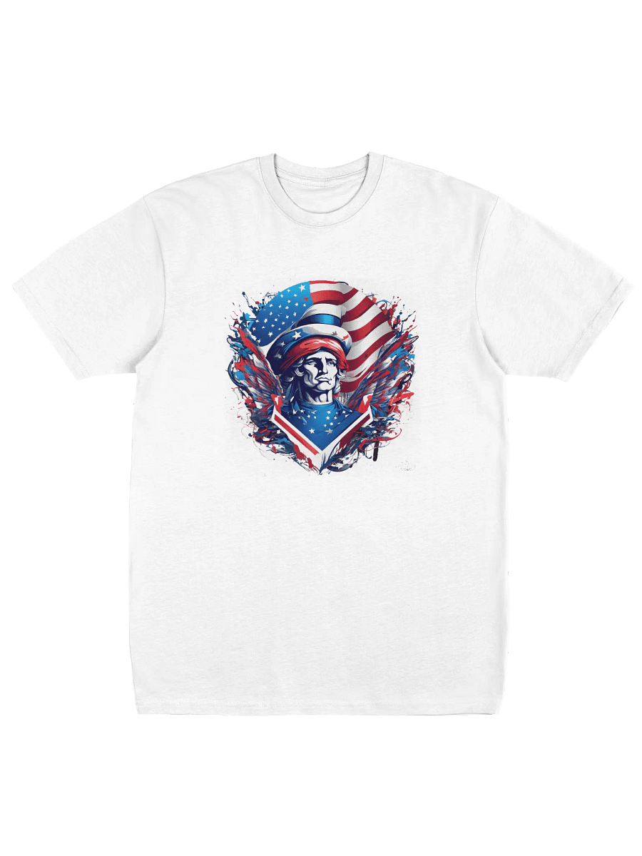 Patriotic Pride Tee, Bold Men's USA Shirt, Perfect American Gift product image (2)