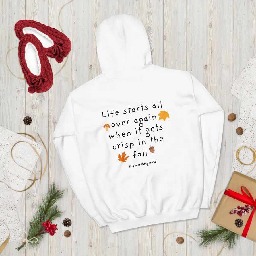 Cozy Fall Hoodie with an Inspirational Autumn Quote product image (7)