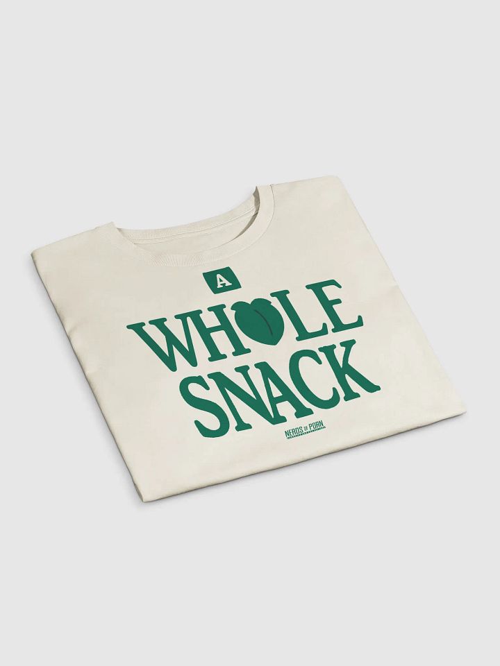 A Whole Snack Parody Crop Tee (white) product image (2)