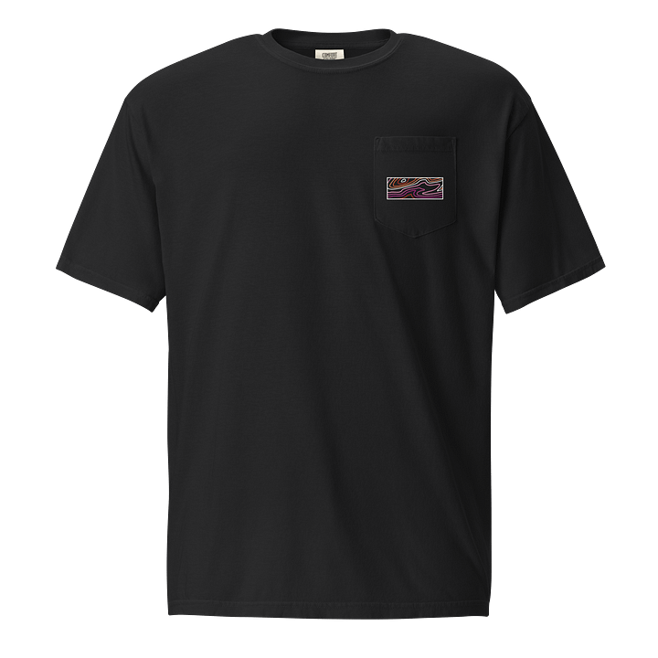 Topographic Pride Lesbian Pocket Shirt product image (1)