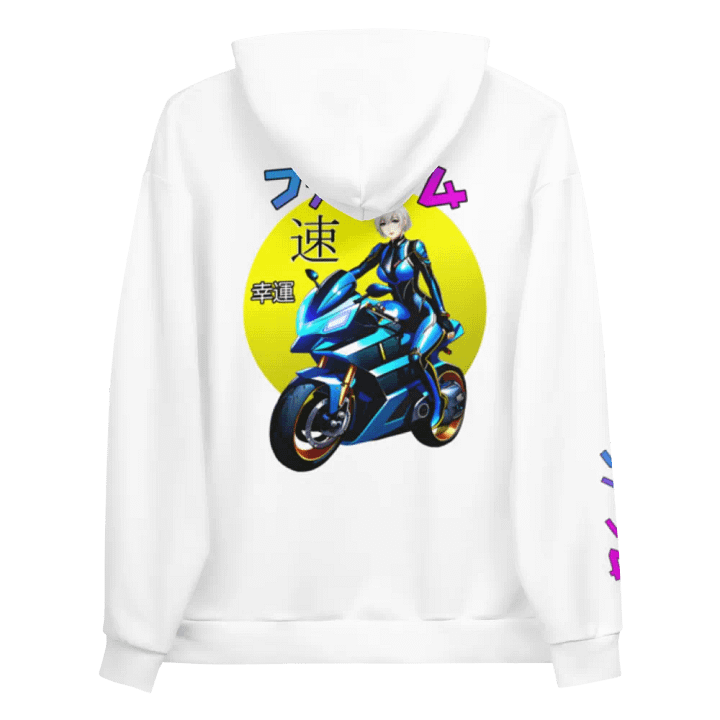 Biker Girl - Hoodie (White) product image (1)