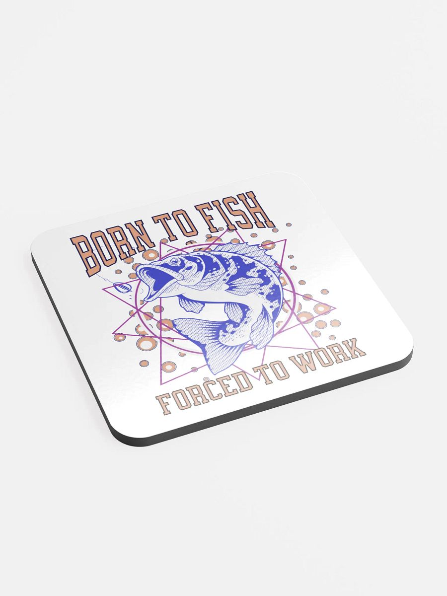 Born to Fish Forced To Work Coaster Set product image (2)