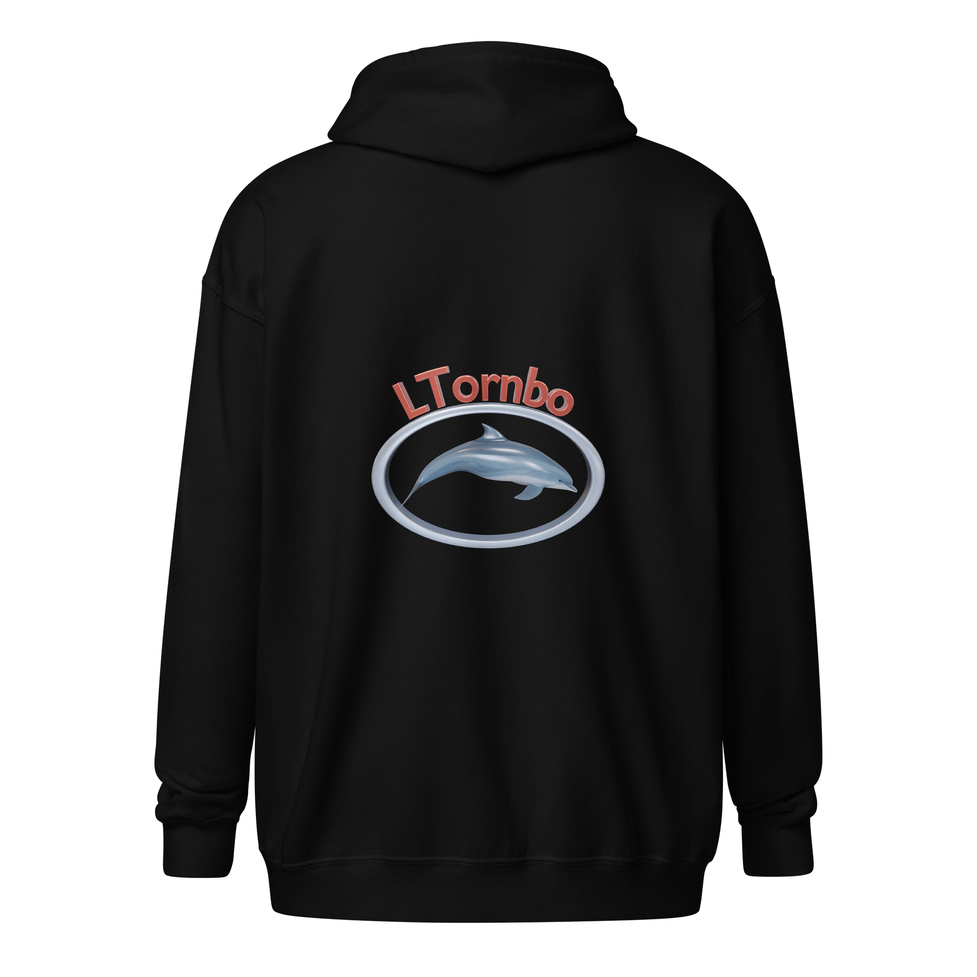 LTornbo Dolphin Emblem Zip Hoodie product image (1)