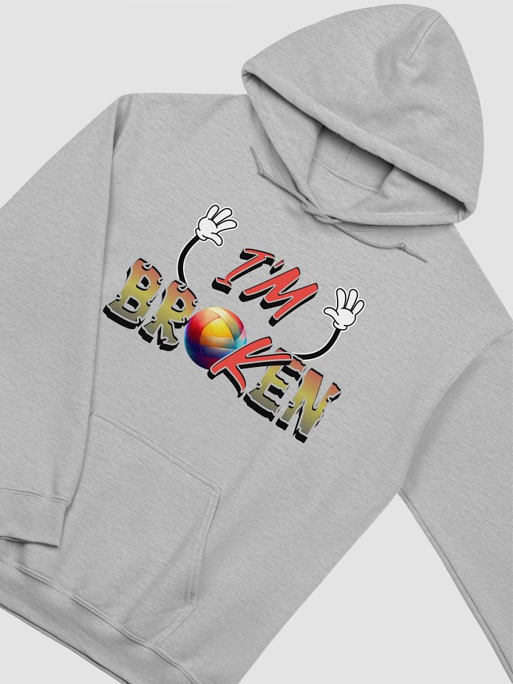 Im Ok Im Broken Volleyball Vibrant Hands Hoodie product image (22)