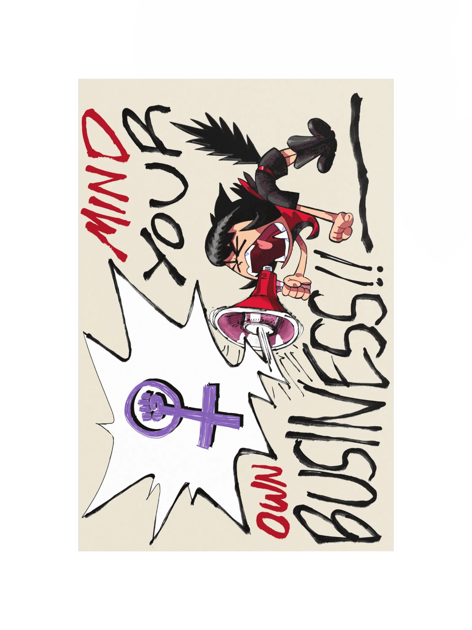 Alunya - “Mind Your Own Business!!” Poster product image (4)