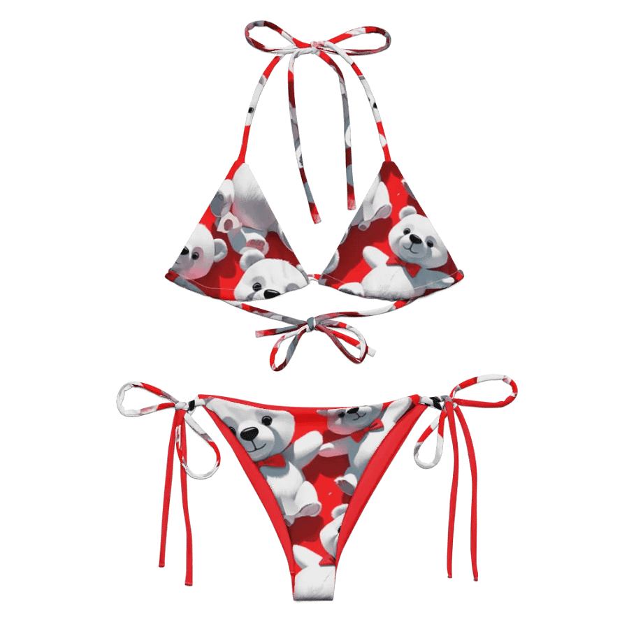 Teddy Bear Bliss String Bikini product image (1)