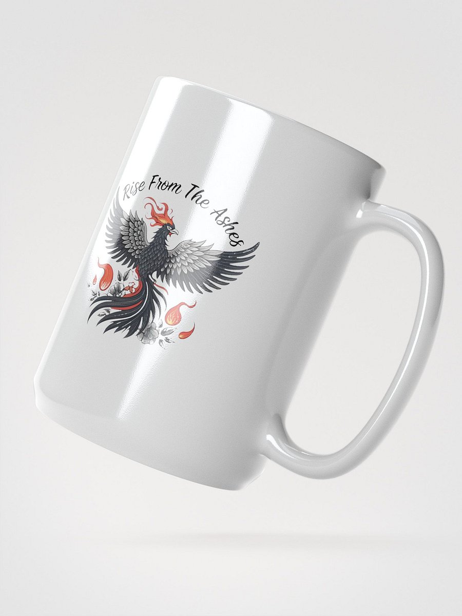 Phoenix Fire Rise White Glossy Mug product image (2)