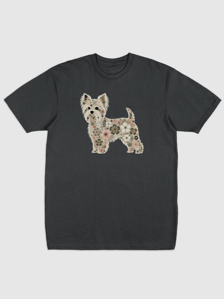 Floral Canine Silhouette Premium Tee product image (1)