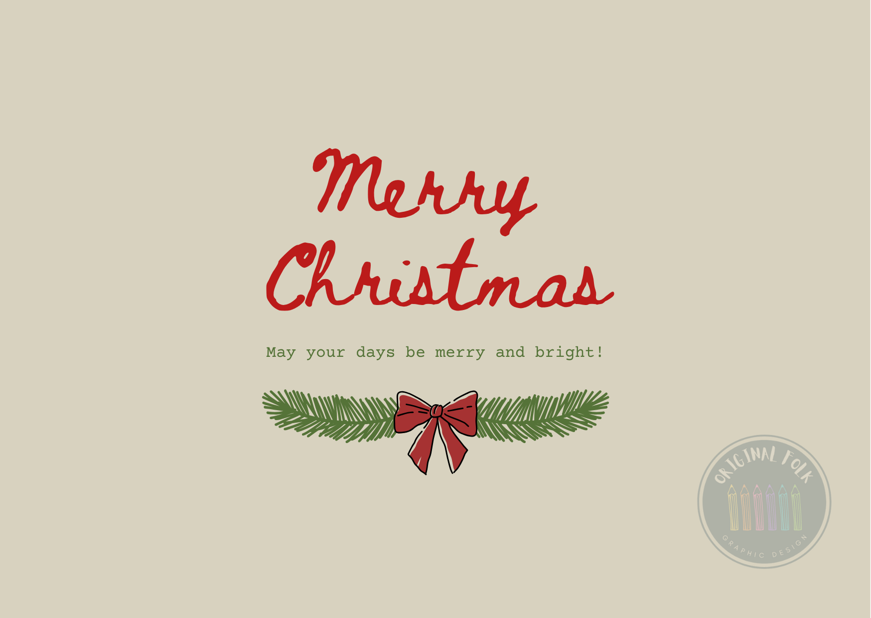 Festive Greetings from Folkestone Postcard - Snowy Leas product image (2)