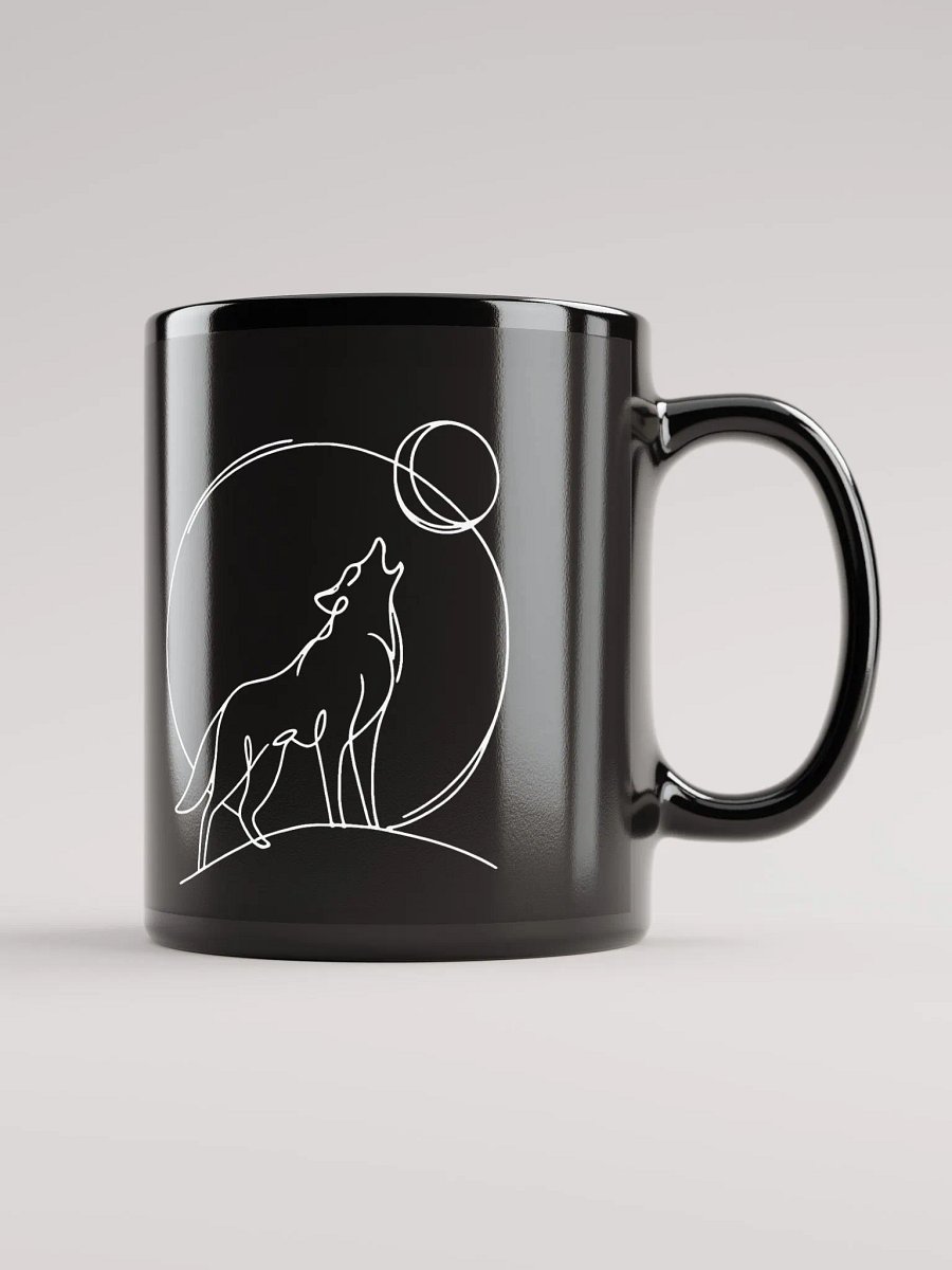 Wolf Howing At The Moon Coffee Cup Mug product image (1)