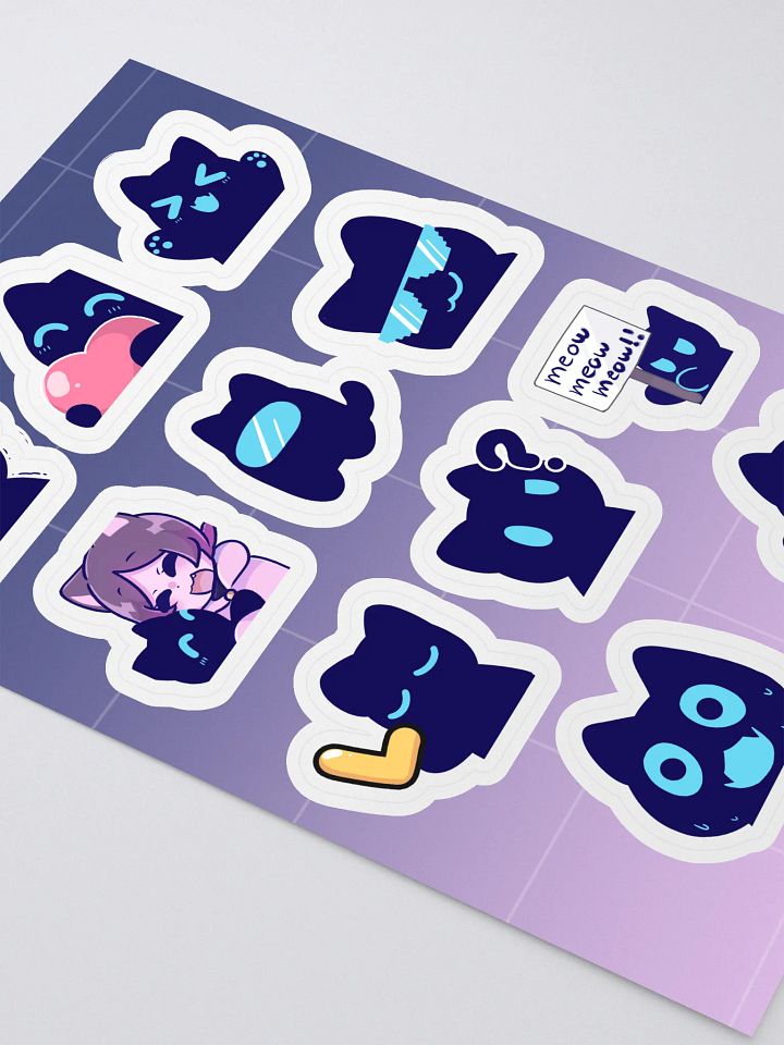 Meow Meow Emote Stickers product image (2)