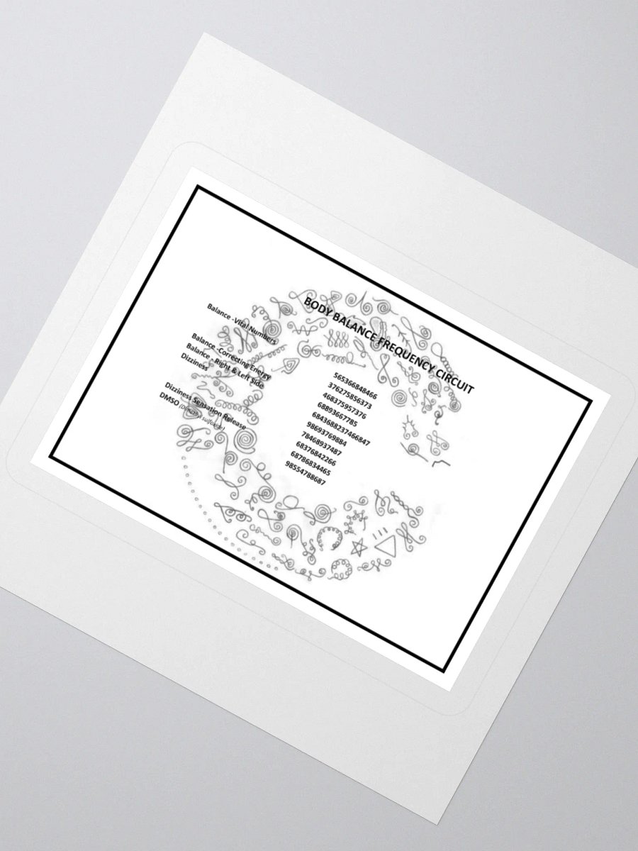 Sticker Body Balance Healing codes product image (2)