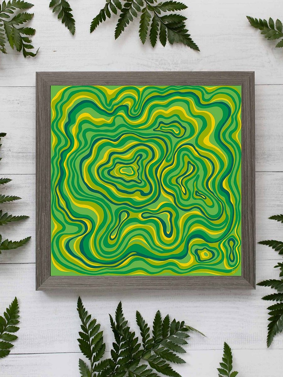 Topographic Tranquility Canvas - Stone No. 3 product image (94)