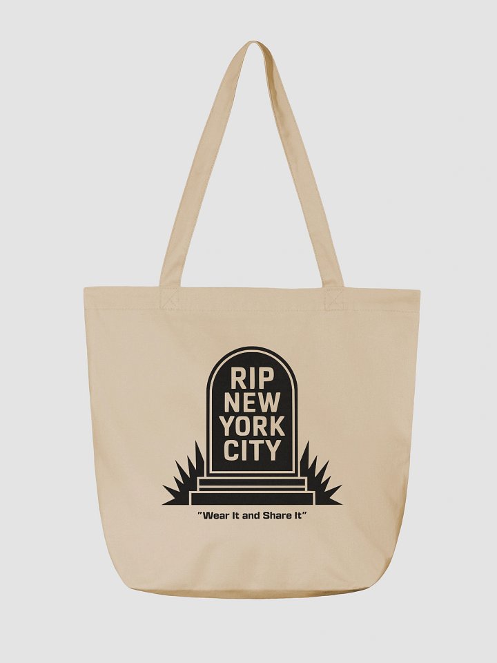 "RIP NYC" Gravestone Statement Tote product image (2)