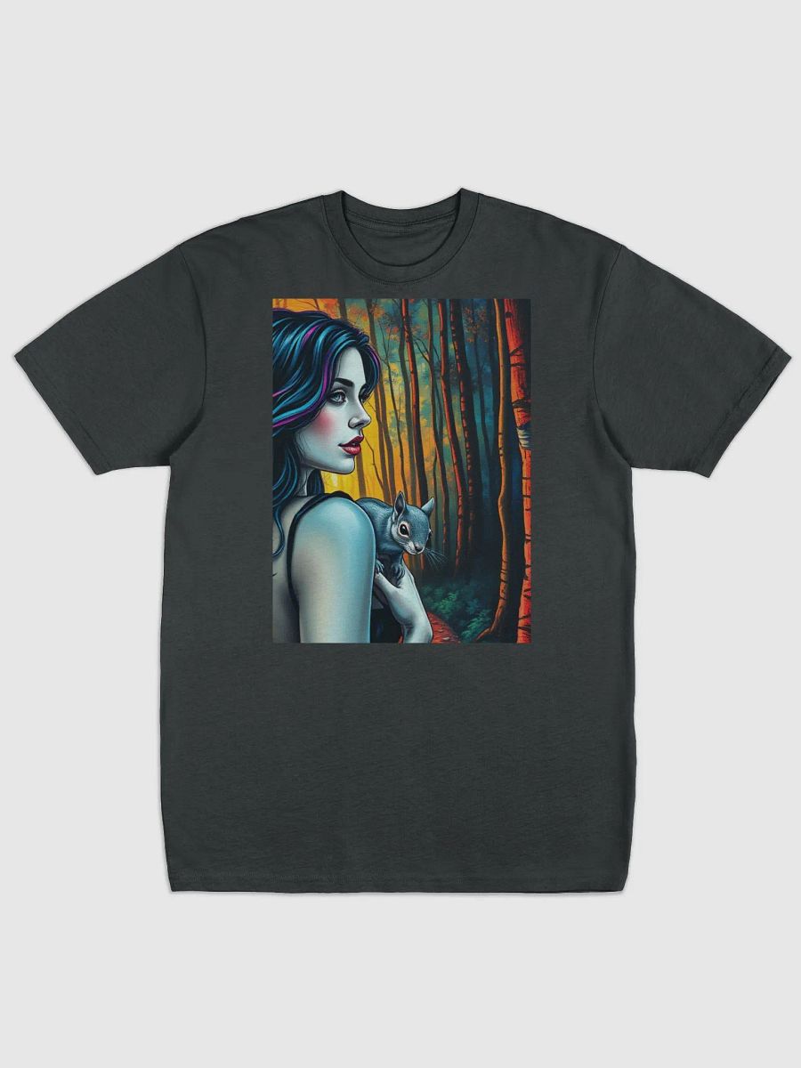 Just a girl and her squirrel. Super soft and comfy tee product image (1)