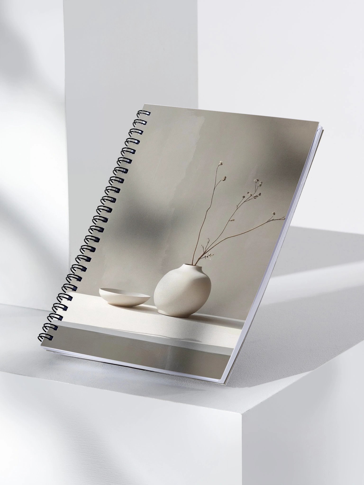 Minimalist Serenity Spiral Notebook product image (3)