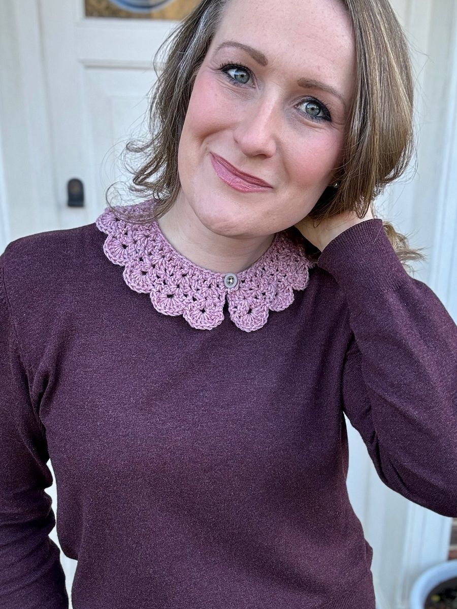 Peter Pan Collar Crochet Pattern - Instant PDF Download product image (4)