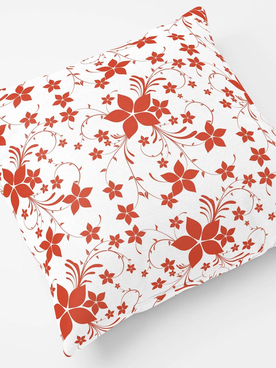 Sublicolor 611S Red Flowers Printed Pillow product image (4)