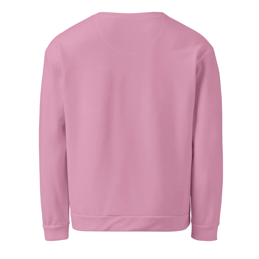 Plain Light Pink Light Summer Unisex Recycled Polyester Heavyweight Premium Sweatshirt by Treasure Pie product image (2)