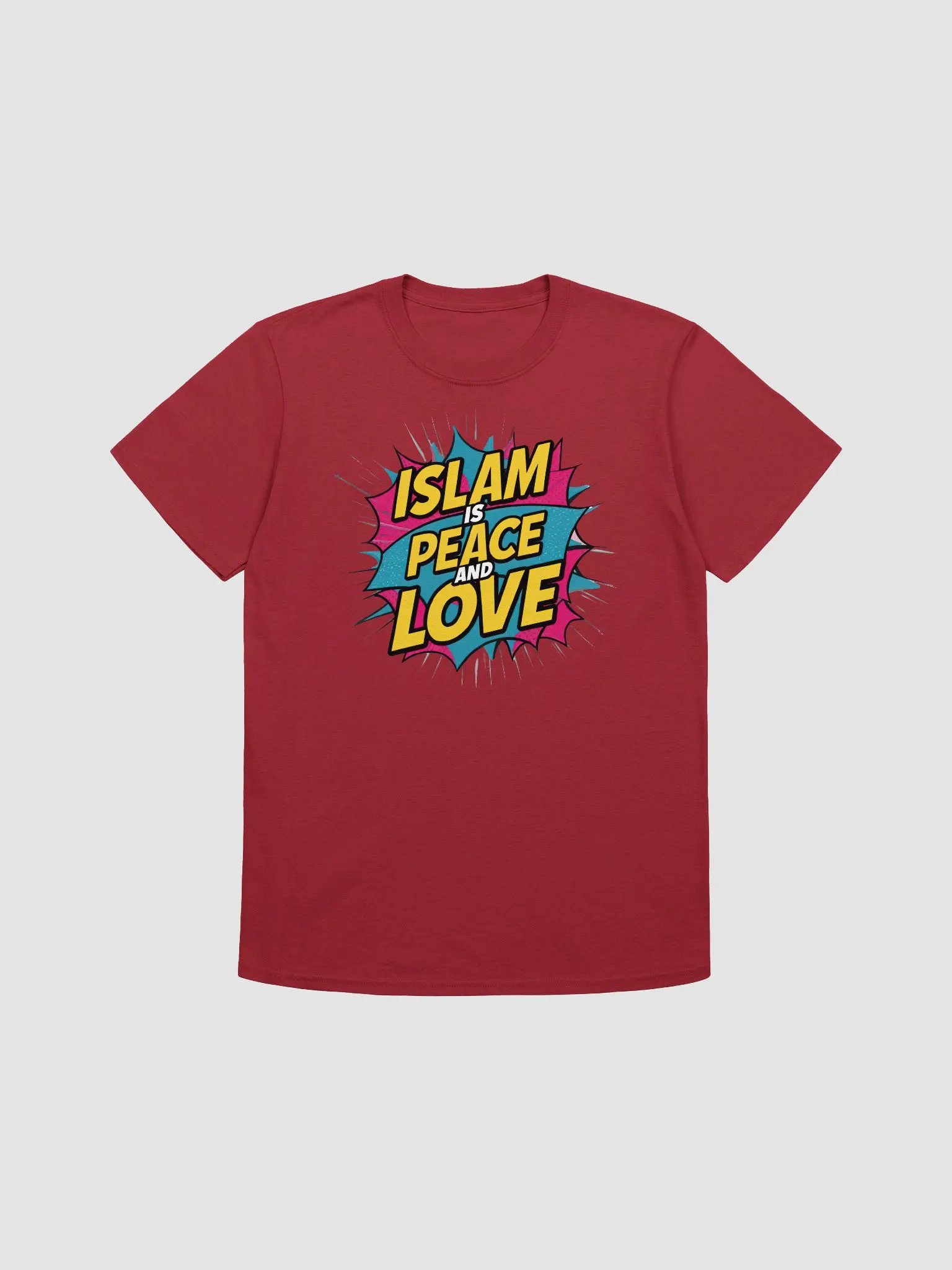 Islam is Peace and Love - Inspirational and Faithful Graphic Tee product image (1)