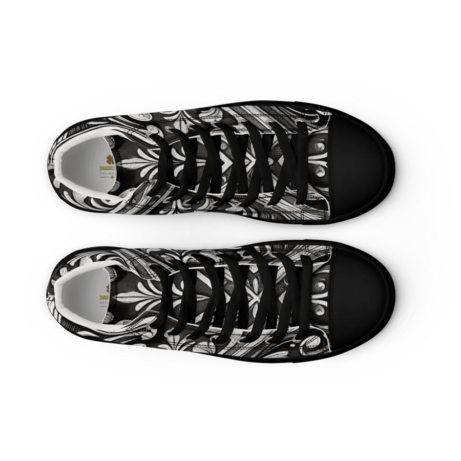 Floral X High Top Canvas Shoes product image (13)