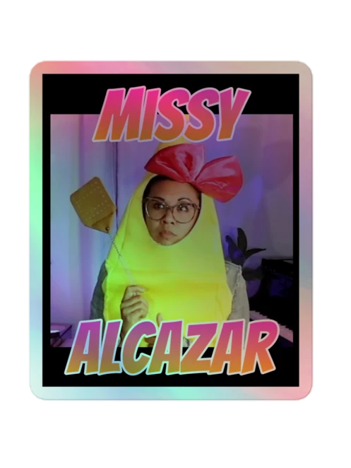 Missy Alcazar holographic sticker product image (1)