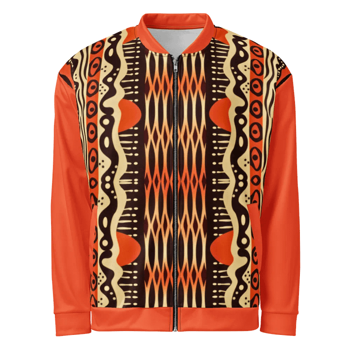 African Tribal Rhythms All-Over Bomber Jacket product image (1)