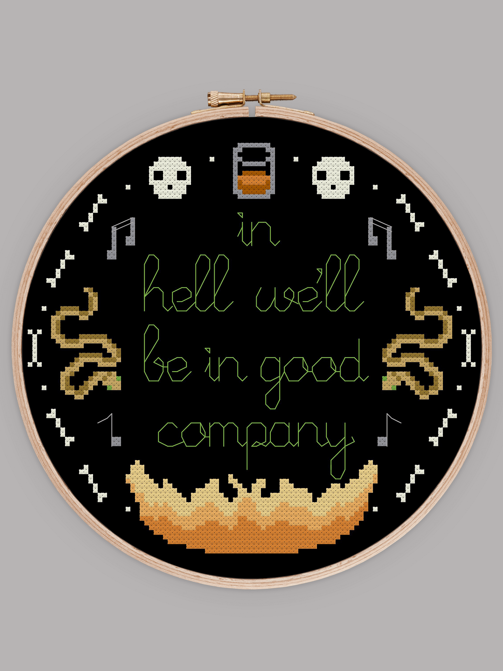 We'll Be In Good Company - Digital Cross Stitch Pattern product image (1)