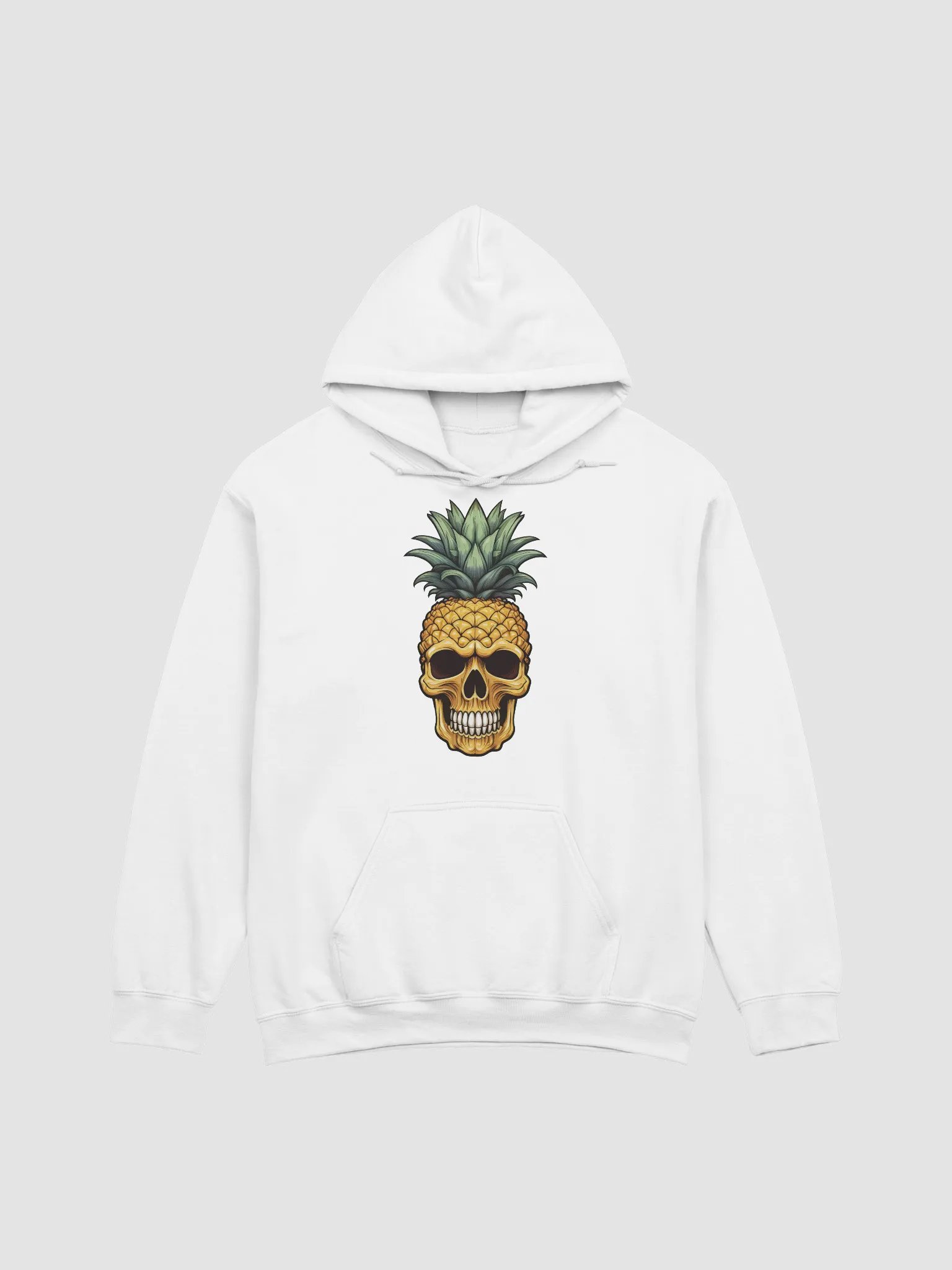 Pineapple Skull Graphic Hoodie product image (1)