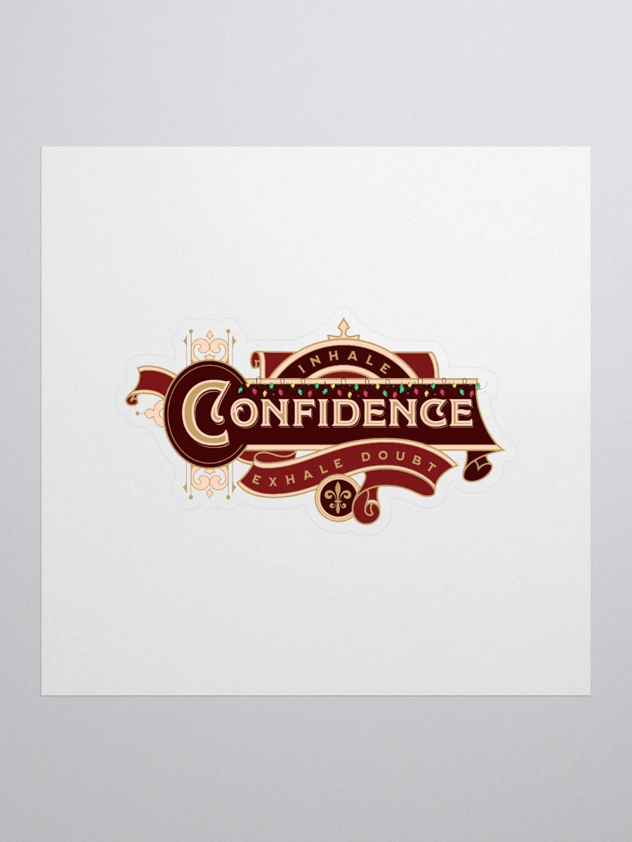 Confidence Boost Kiss Cut Sticker product image (1)