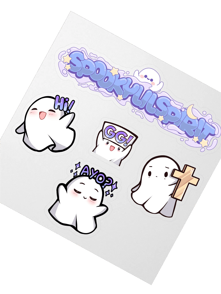 spooky lil sticker set product image (1)