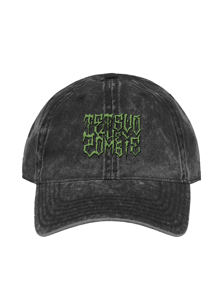 Inked up IVAxTETSUO Otto Vintage Wash Dad Hat Green product image (2)