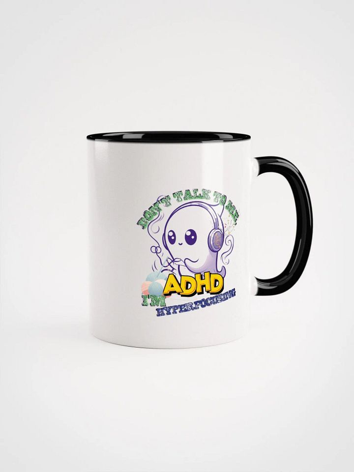 ADHD Hyperfocusing Ceramic Mug with Color Inside product image (2)