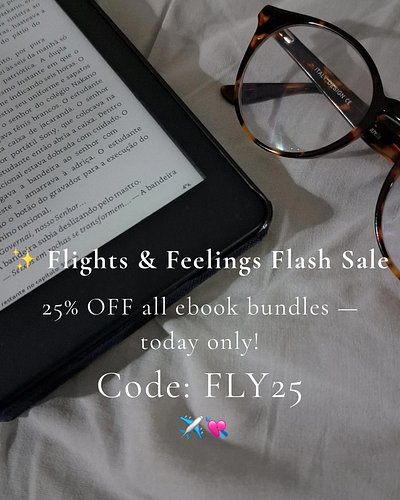 ✈️💕 FLASH SALE ALERT! 💕✈️

For today only, all my ebook bundles are 25% off in my direct store!

If you love…
❤️ unexpected s...