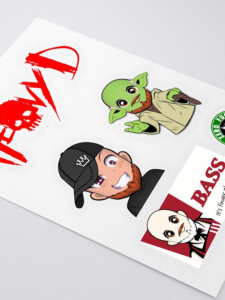 heavy D Sticker Sheet product image (2)