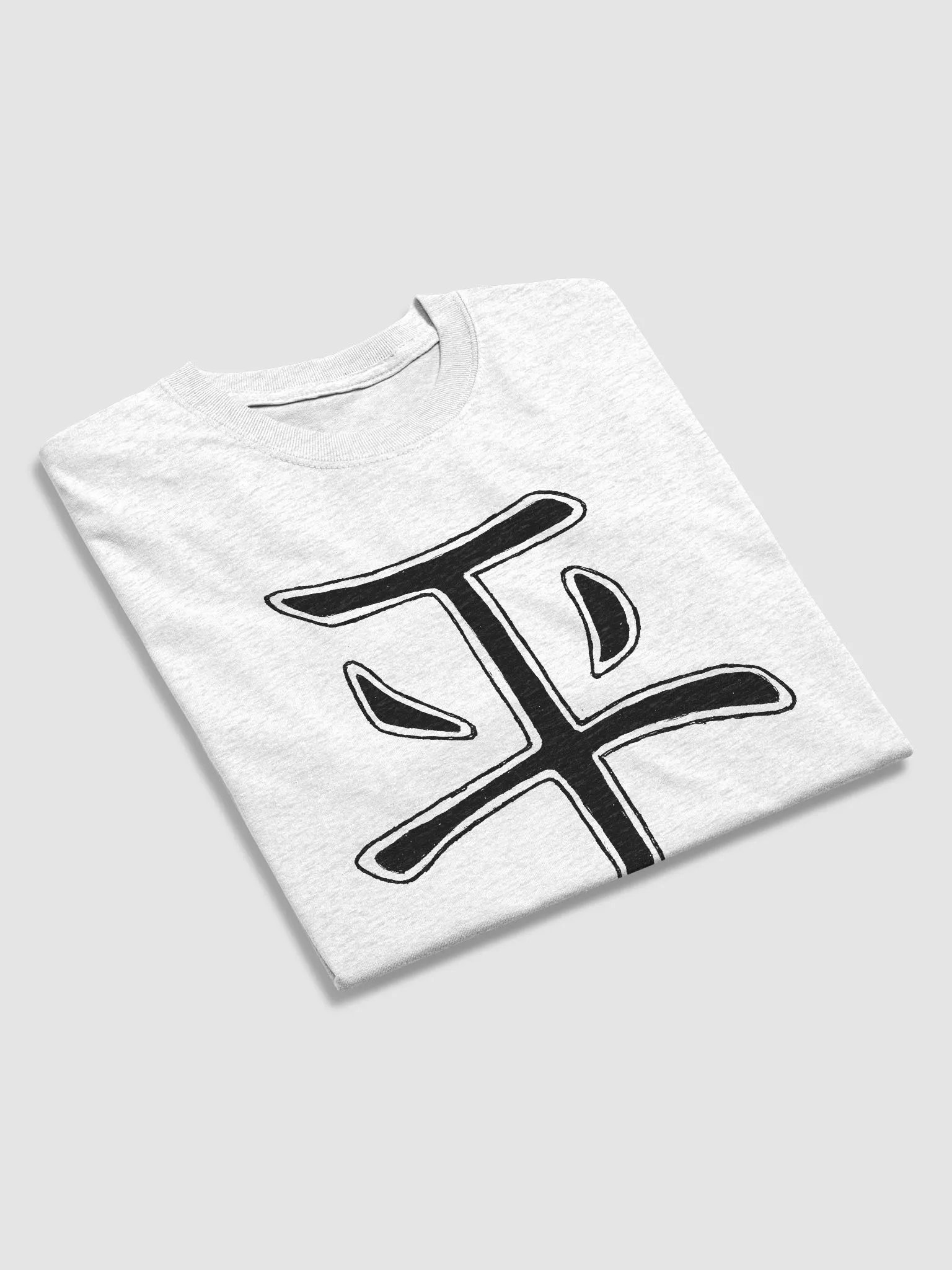 Peace Heavy weight T-shirt - black print product image (3)