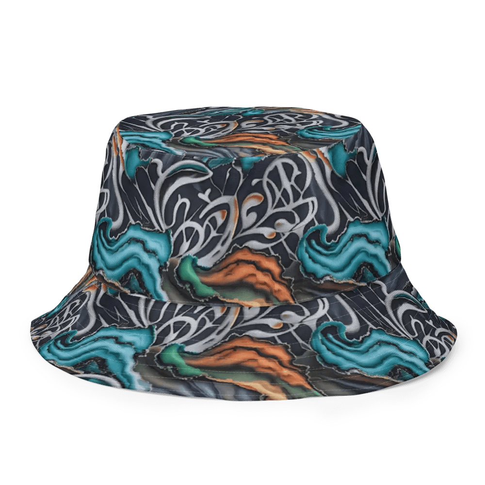 Reversible Aqua Warrior Bucket Hat product image (3)
