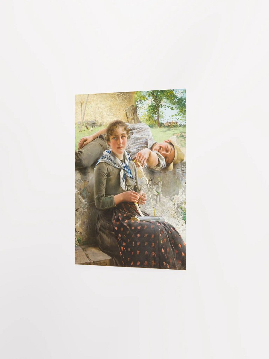 ''Stella and Piero'' by Vittorio Matteo Corcos Poster product image (2)