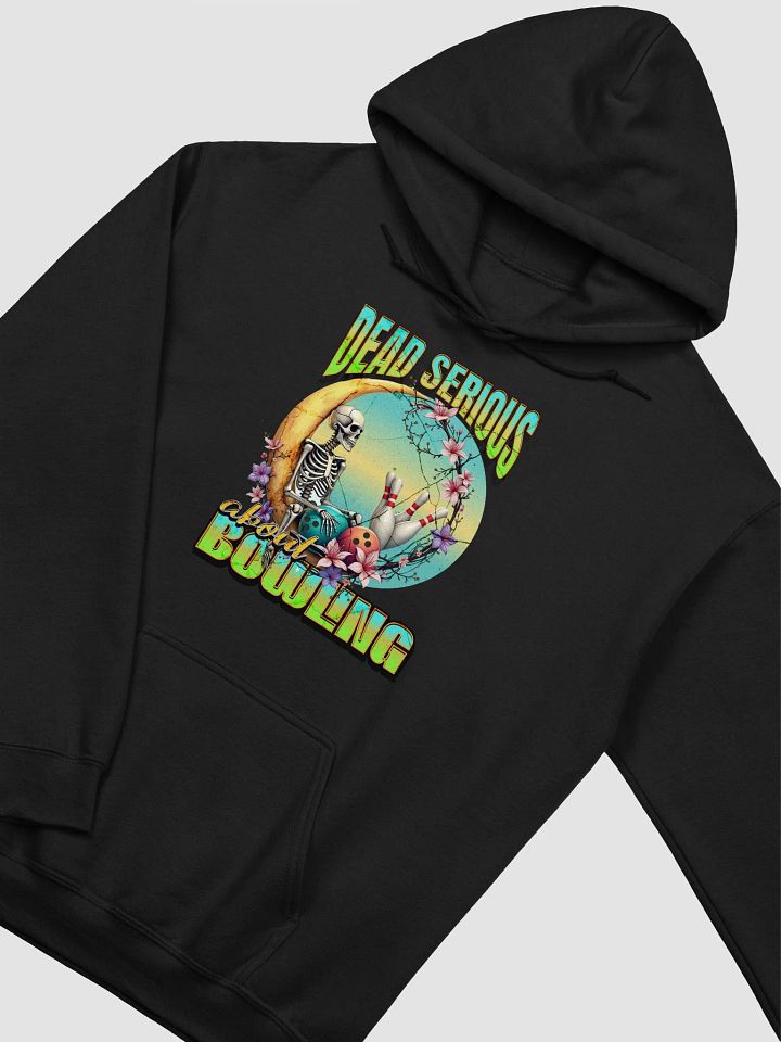 Dead Serious About Bowling Skeleton Hoodie product image (21)