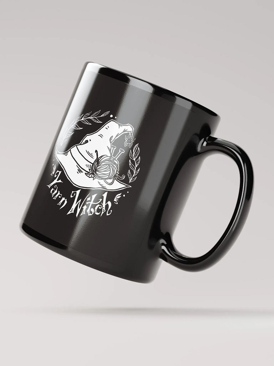 Yarn Witch Live Mug [Black] - Logo only product image (3)