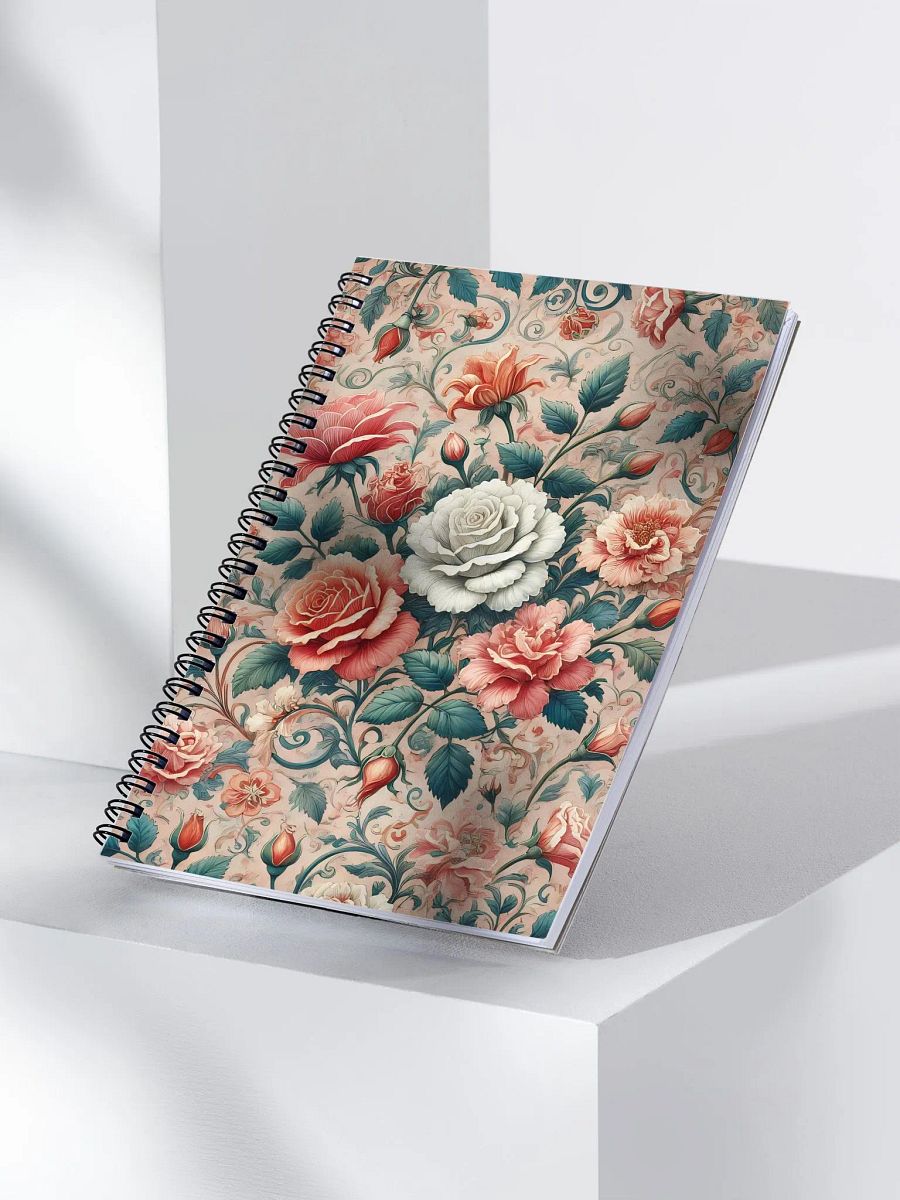 Royal Floral Spiral Notebook product image (3)