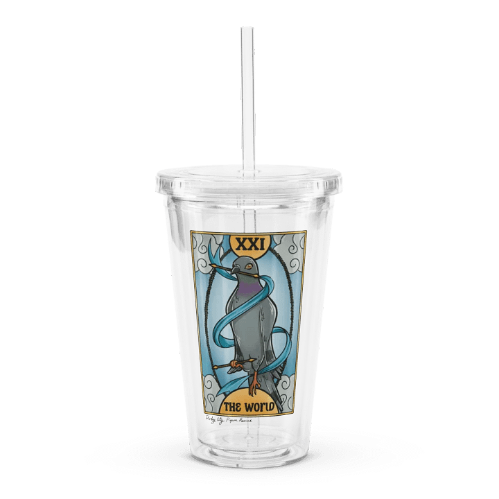 Pigeon Tarot Double Wall Tumbler product image (1)