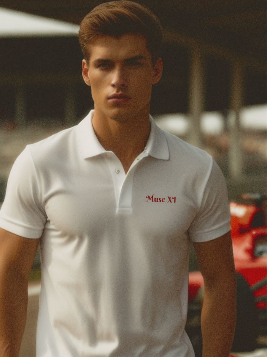 Muse XI x Adidas Performance Polo Shirt (red) product image (12)