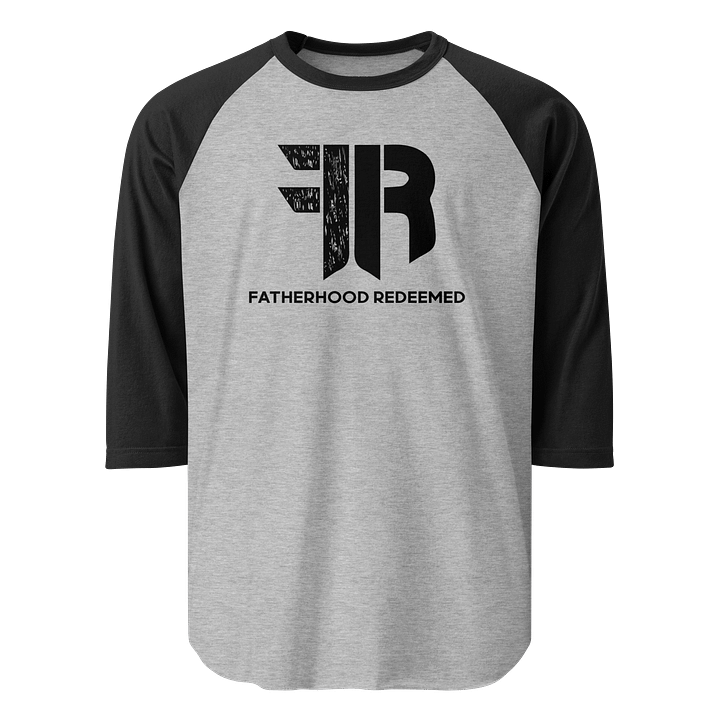 FR CORE LOGO BASEBALL TEE (GRAY/BLACK) product image (1)
