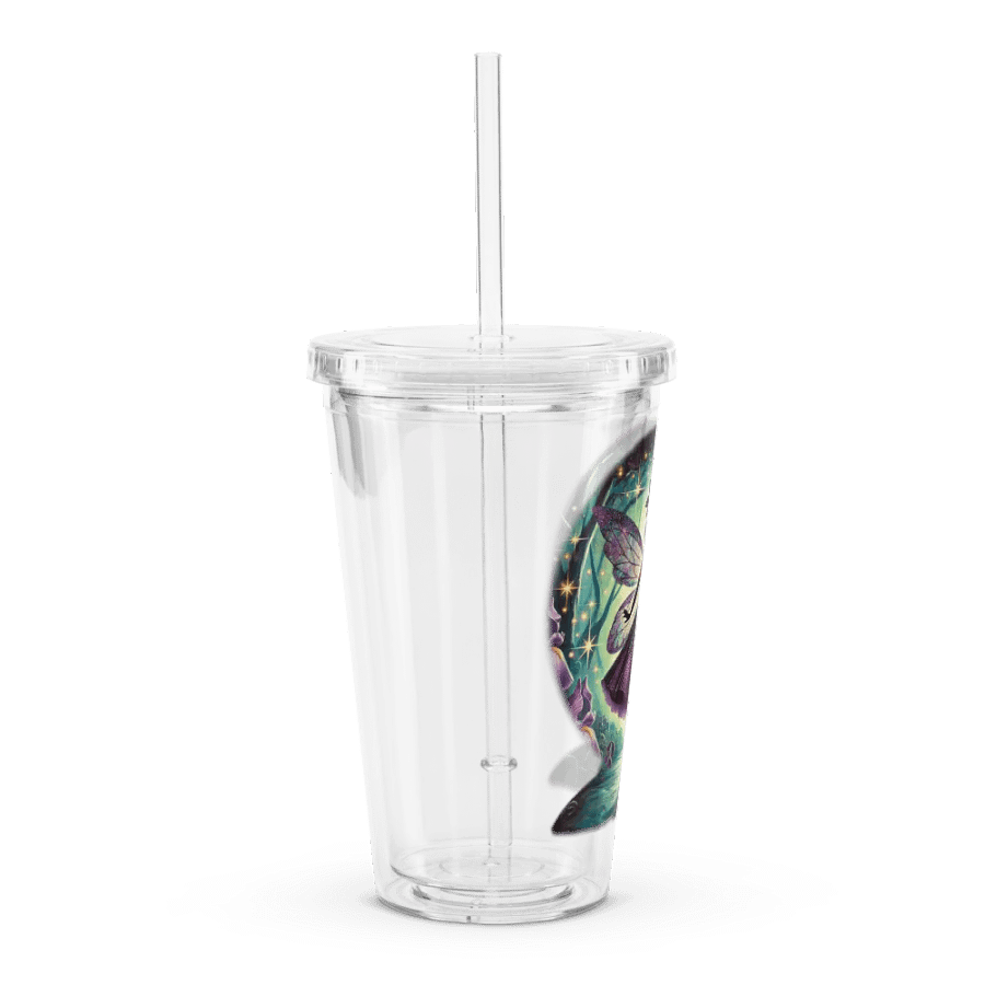 Enchanted Forest Purple Iris Fairy Double Wall Tumbler product image (3)