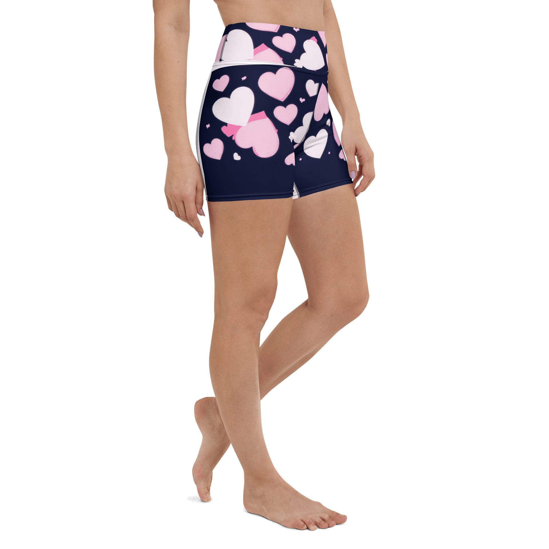 Heartfelt Harmony Yoga Shorts product image (3)